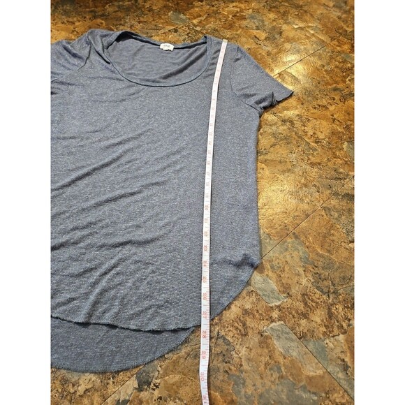 BKE gray medium short sleeve shirt Rayon/poly. Flowy (A201) - Picture 7 of 7